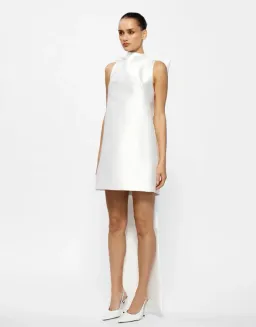 Effie Kats Jorja Mini Dress Ivory White Size L / Au 12 for rent on The Volte - image 3