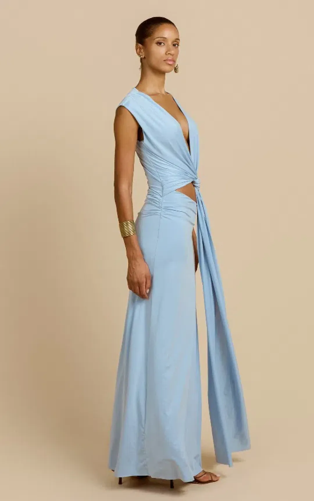 Arcina Ori Jade Dress Blue Maxi Size XS / Au 6 for rent on The Volte - main image