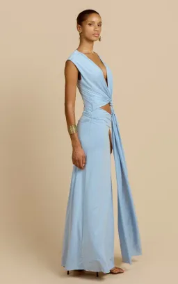 Arcina Ori Jade Dress Blue Maxi Size XS / Au 6 for rent on The Volte - image 3