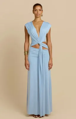Arcina Ori Jade Dress Blue Maxi Size XS / Au 6 for rent on The Volte - image 1