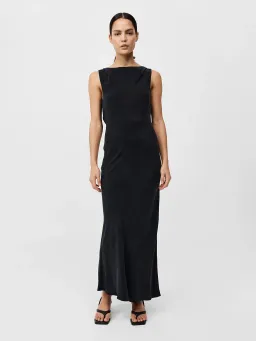ST. AGNI DRAPED COWL DRESS BLACK for rent on The Volte - image 2