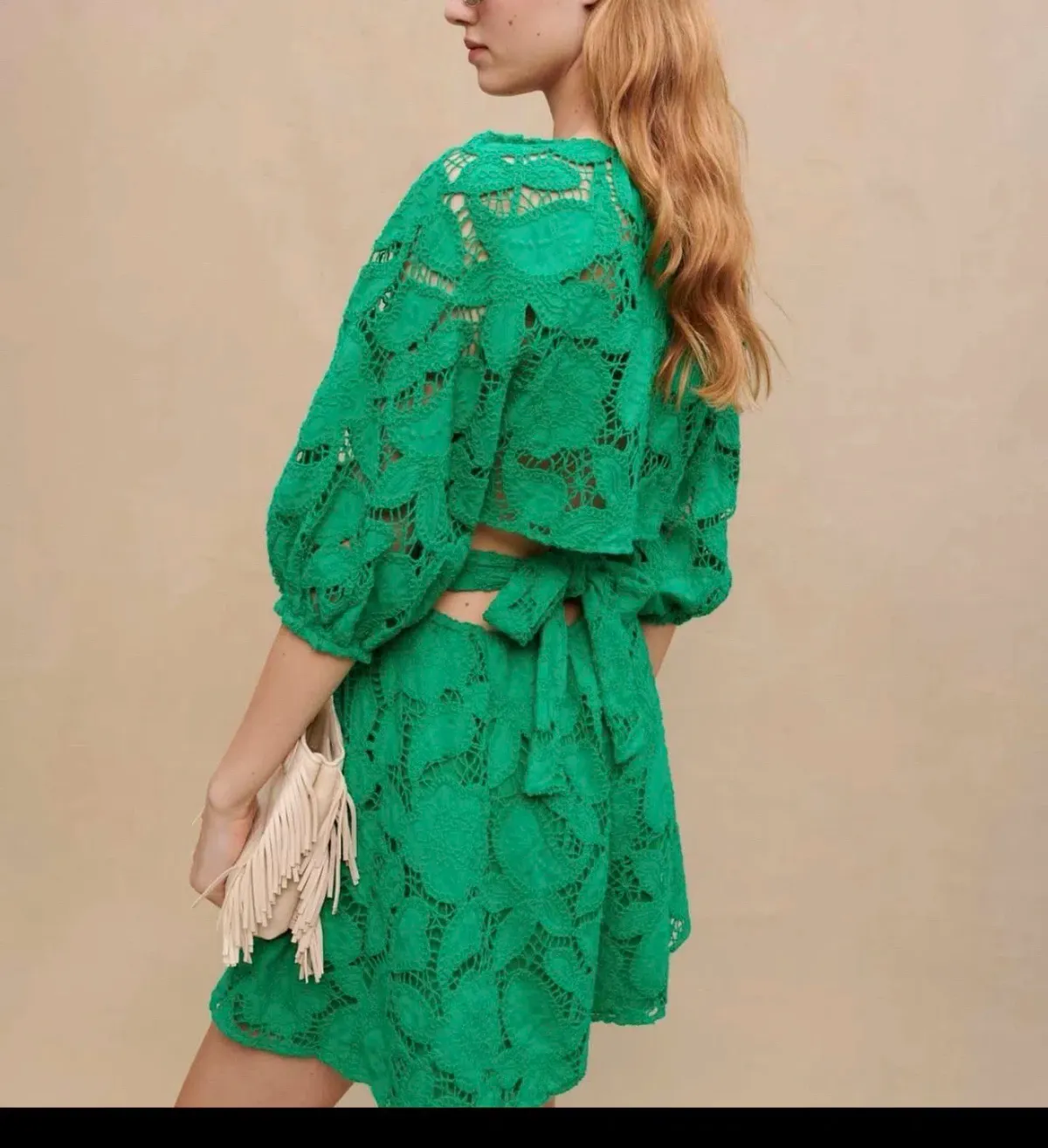 MAJE Rannick Lace Mini Dress - Image 1