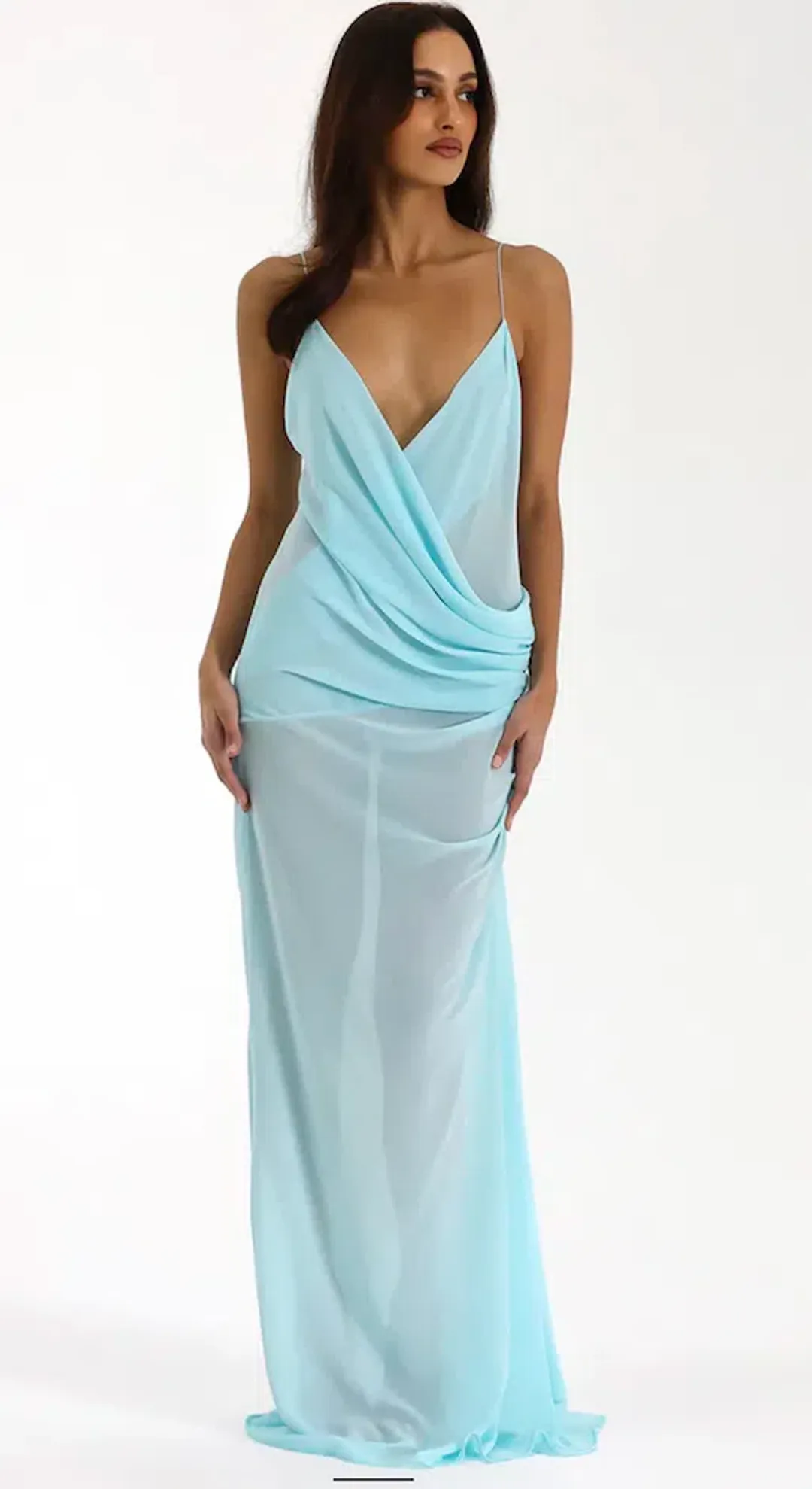 Natalie Rolt MAGNOLIA GOWN in blue for rent on The Volte - main image