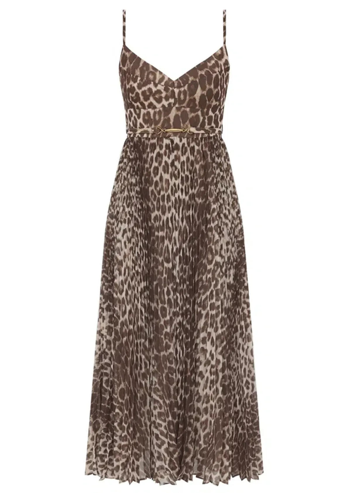 Zimmermann Sunray Leopard Pleated Picnic Dress s0 - Image 2