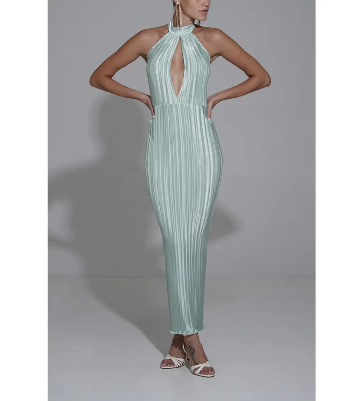 LIDEE CEREMONIE DRESS GOWN IN SEAFOAM | Size AU 10 - Image 1