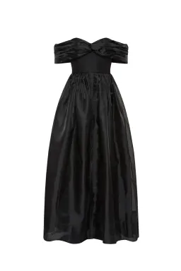 Aje Cordelia Corseted Maxi Dress size 16 black for rent on The Volte - image 3