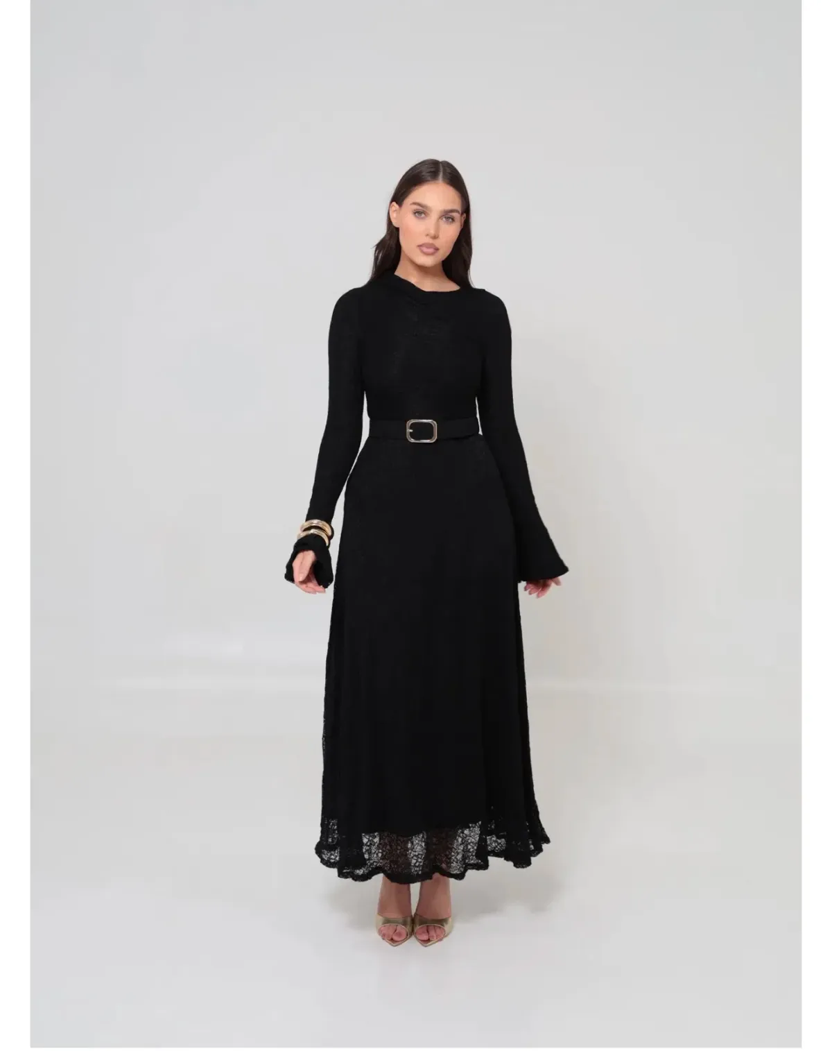 Alaia DIANA LACE DRESS BLACK - Image 1