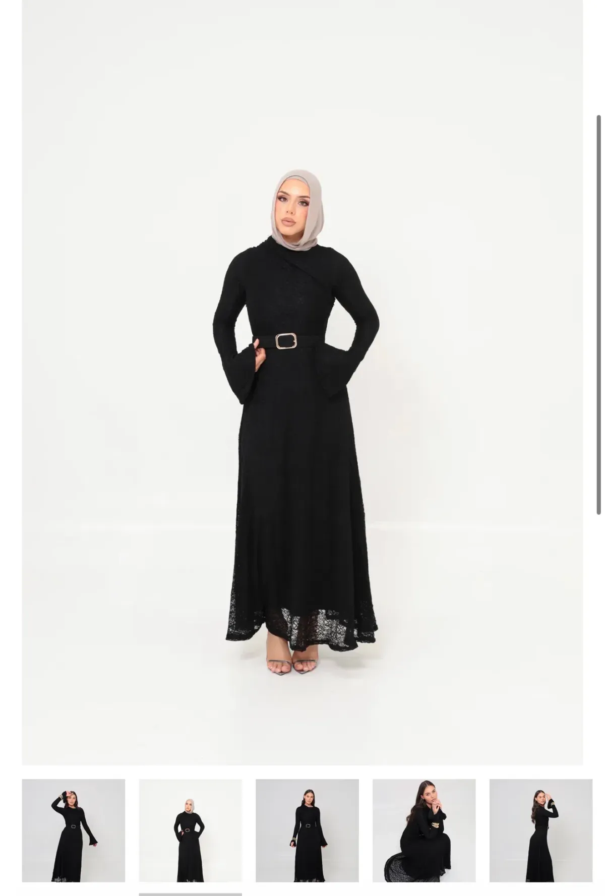 Alaia DIANA LACE DRESS BLACK - Image 2