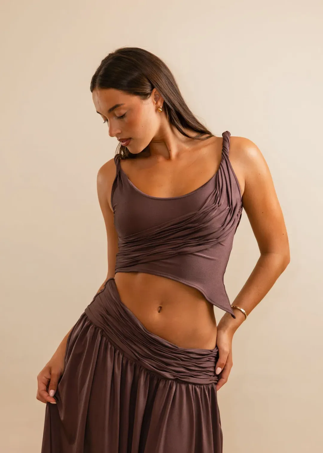 Koster Kulture Calypso set Plum size XS for rent on The Volte - main image