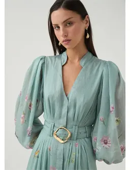 Aje Fleur Shirt Dress Size AU 14 for rent on The Volte - image 2