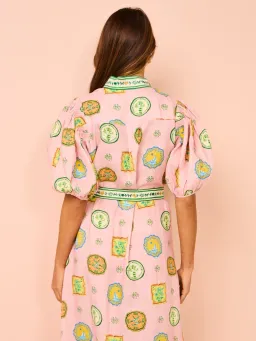 Alemais Porcelain Shirtdress size 14 Pink for rent on The Volte - image 5