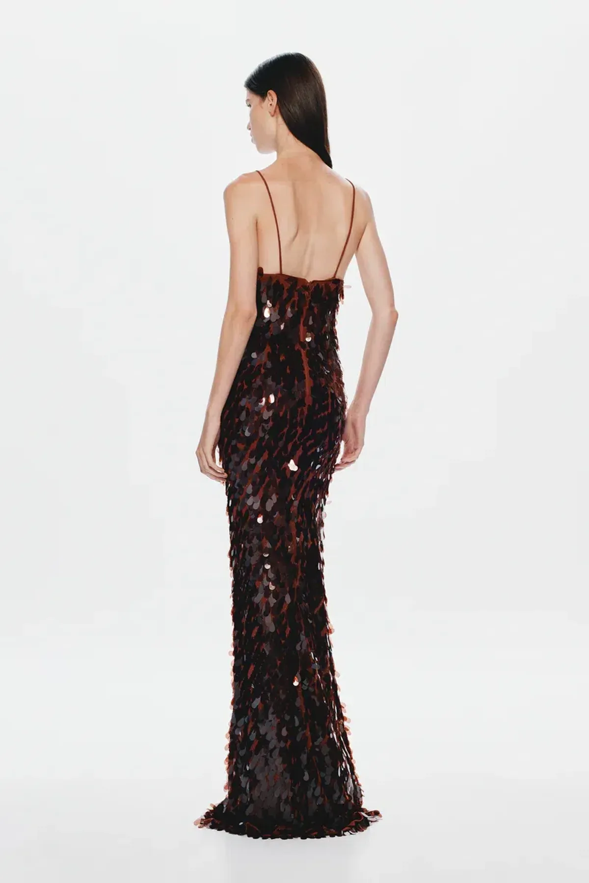 Misha Saphire Sequin Dress XS Fig - Image 3