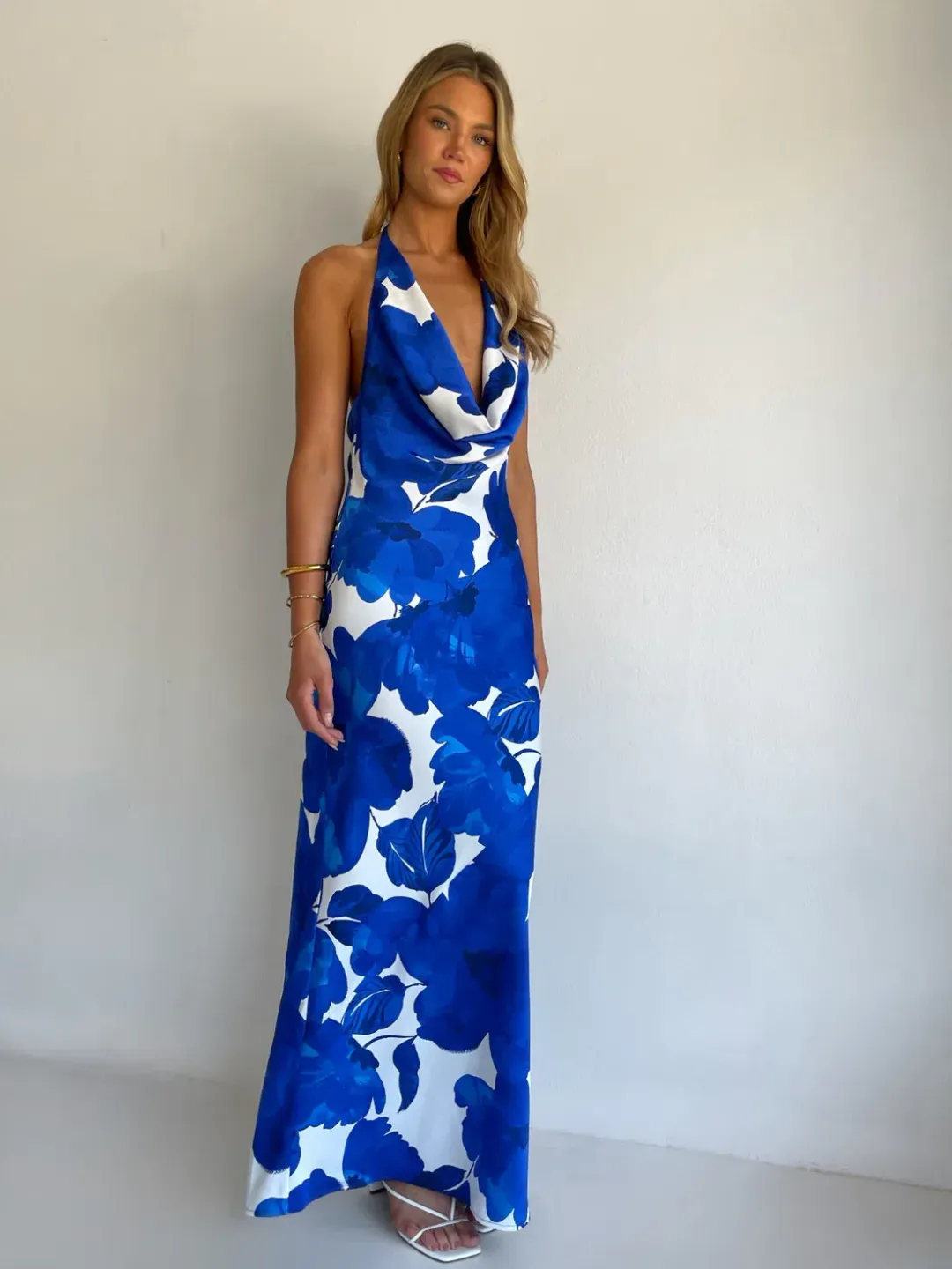By Nicola Lucia Maxi Dress size 8 for rent on The Volte - main image