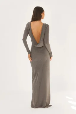 Arcina Ori Jen Dress Metallic Grey XS for rent on The Volte - image 4