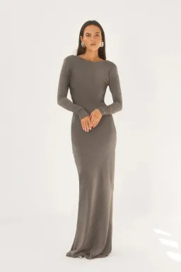 Arcina Ori Jen Dress Metallic Grey XS for rent on The Volte - image 2