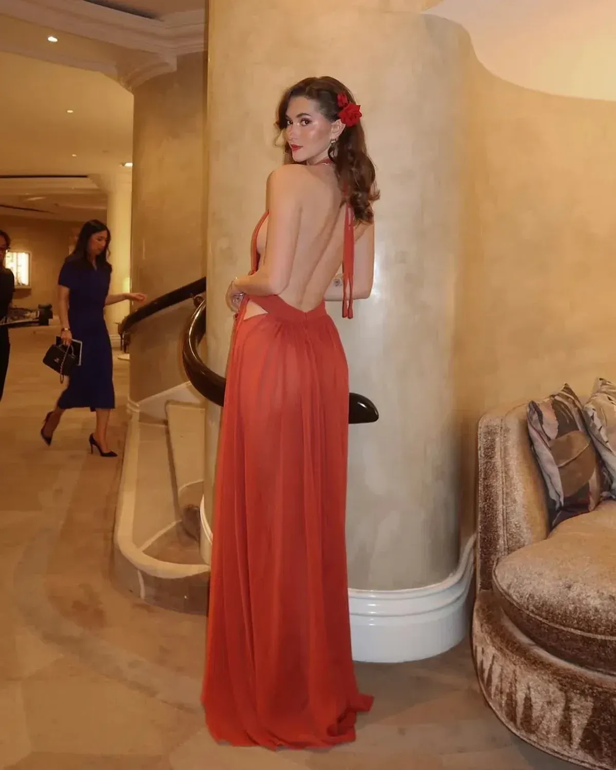 Arcina Ori Florence Dress XS Red - Image 3