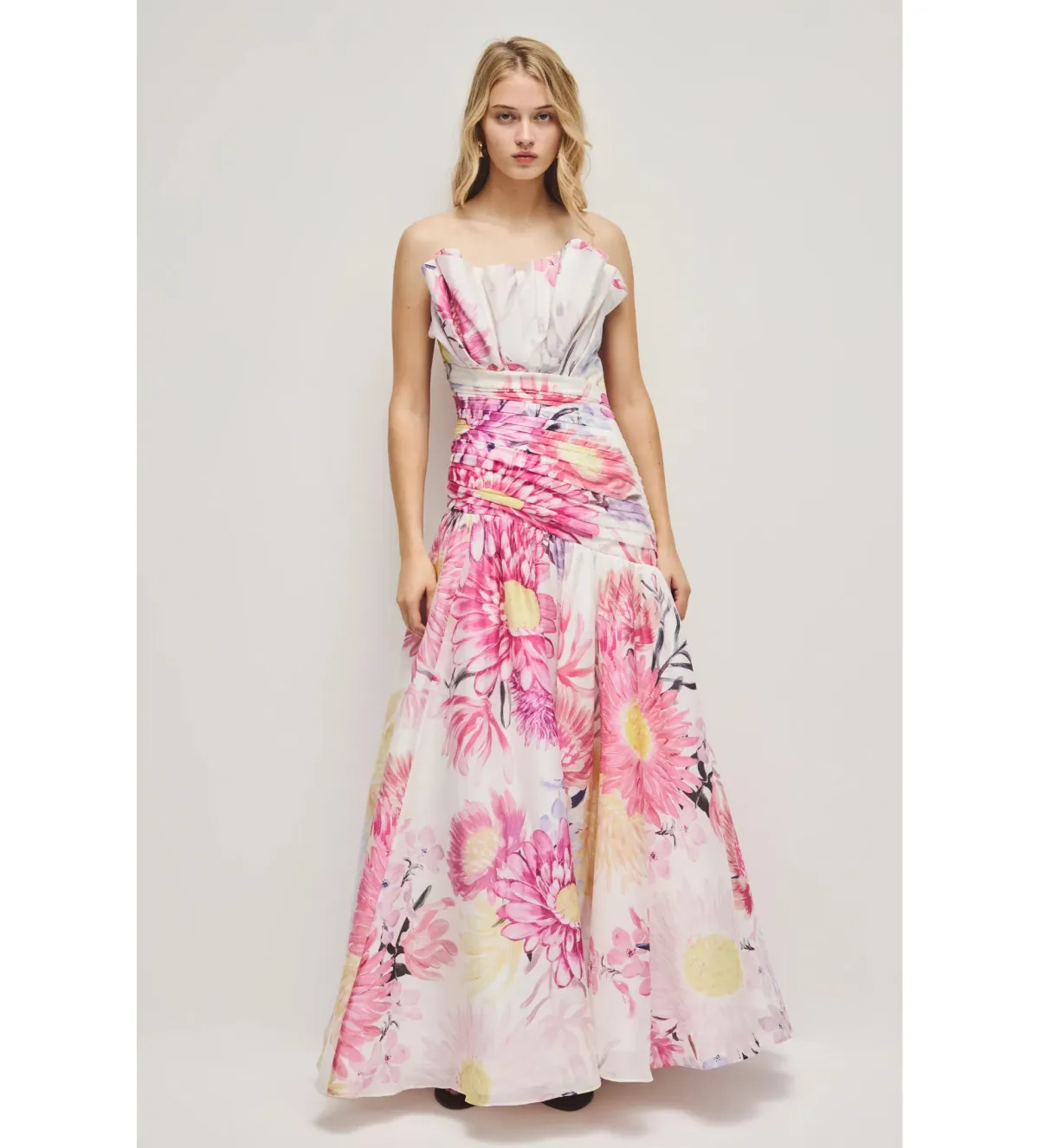 Aje Reflector Gown in Native Floral AU8 - Image 1