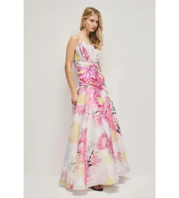 Aje Reflector Gown in Native Floral AU10 for rent on The Volte - image 2