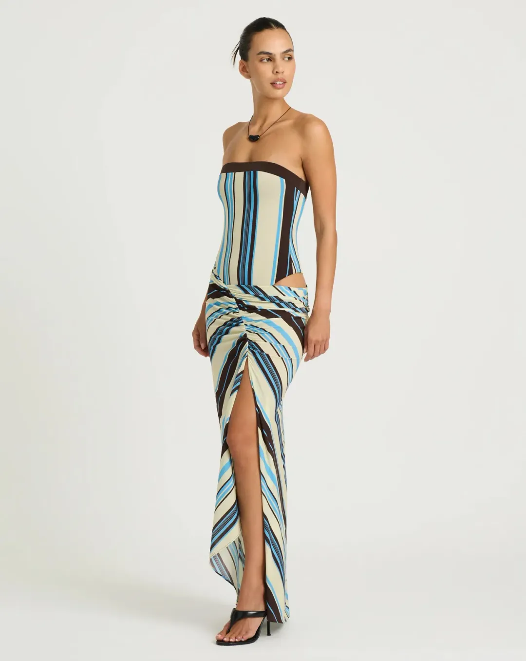 Benni Rumi Strapless Maxi for rent on The Volte - main image
