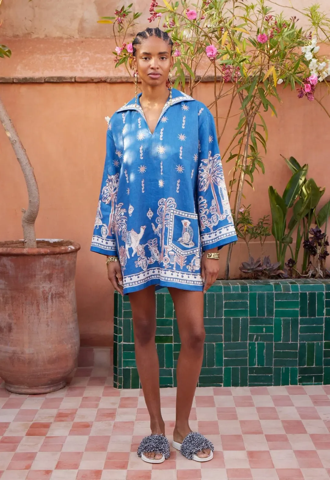 Alemais Acacia Long Sleeve Mini Dress size 16 for rent on The Volte - main image