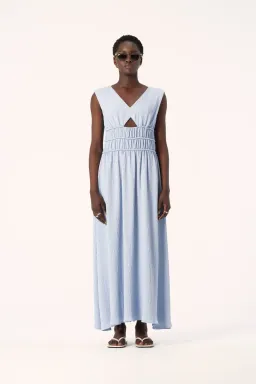 ELKA COLLECTIVE EVIAN DRESS SKY BLUE SIZE 12 for rent on The Volte - image 1