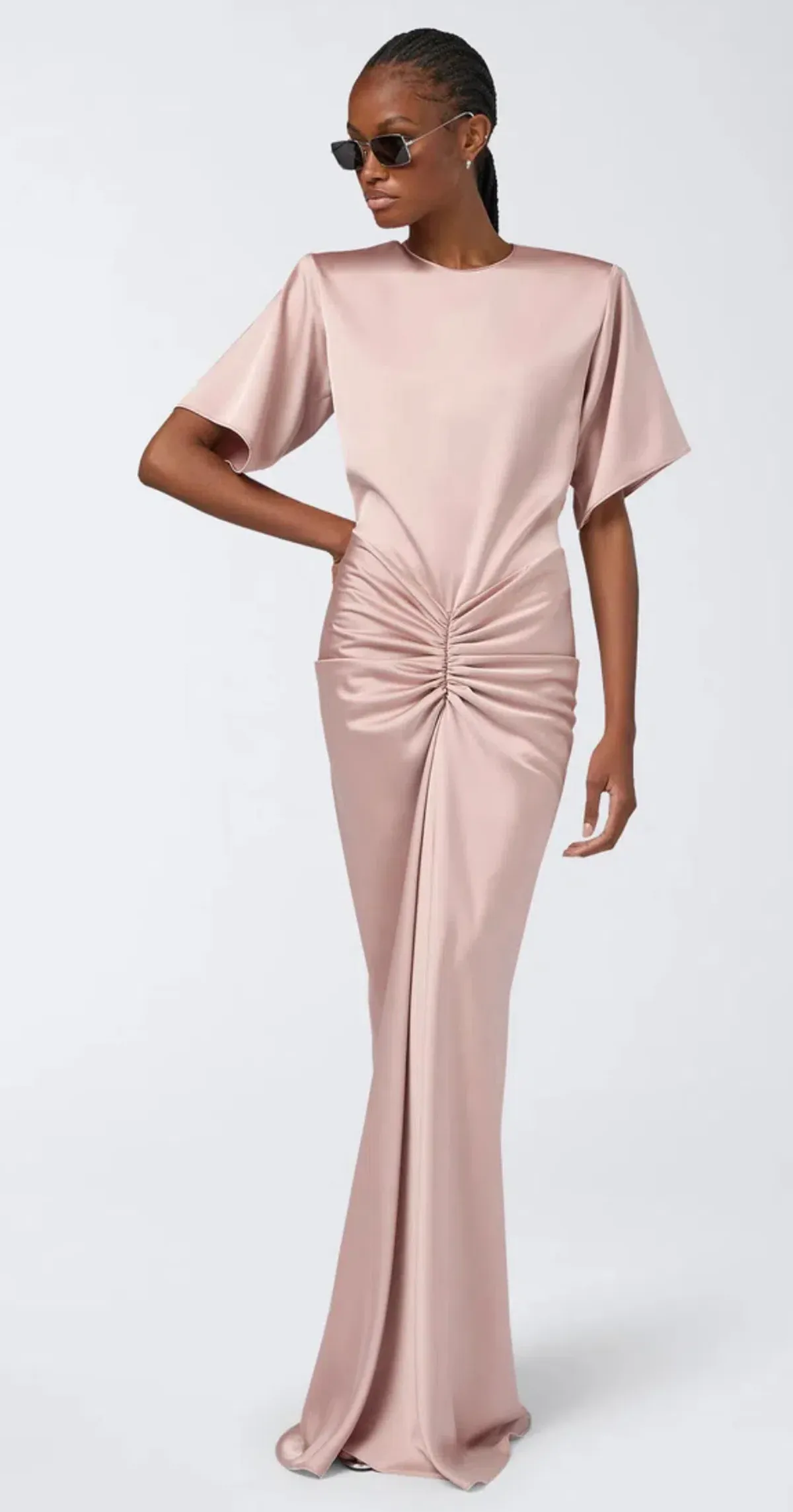 The Andamane Iris Maxi Dress Pink Size 8 - Image 1