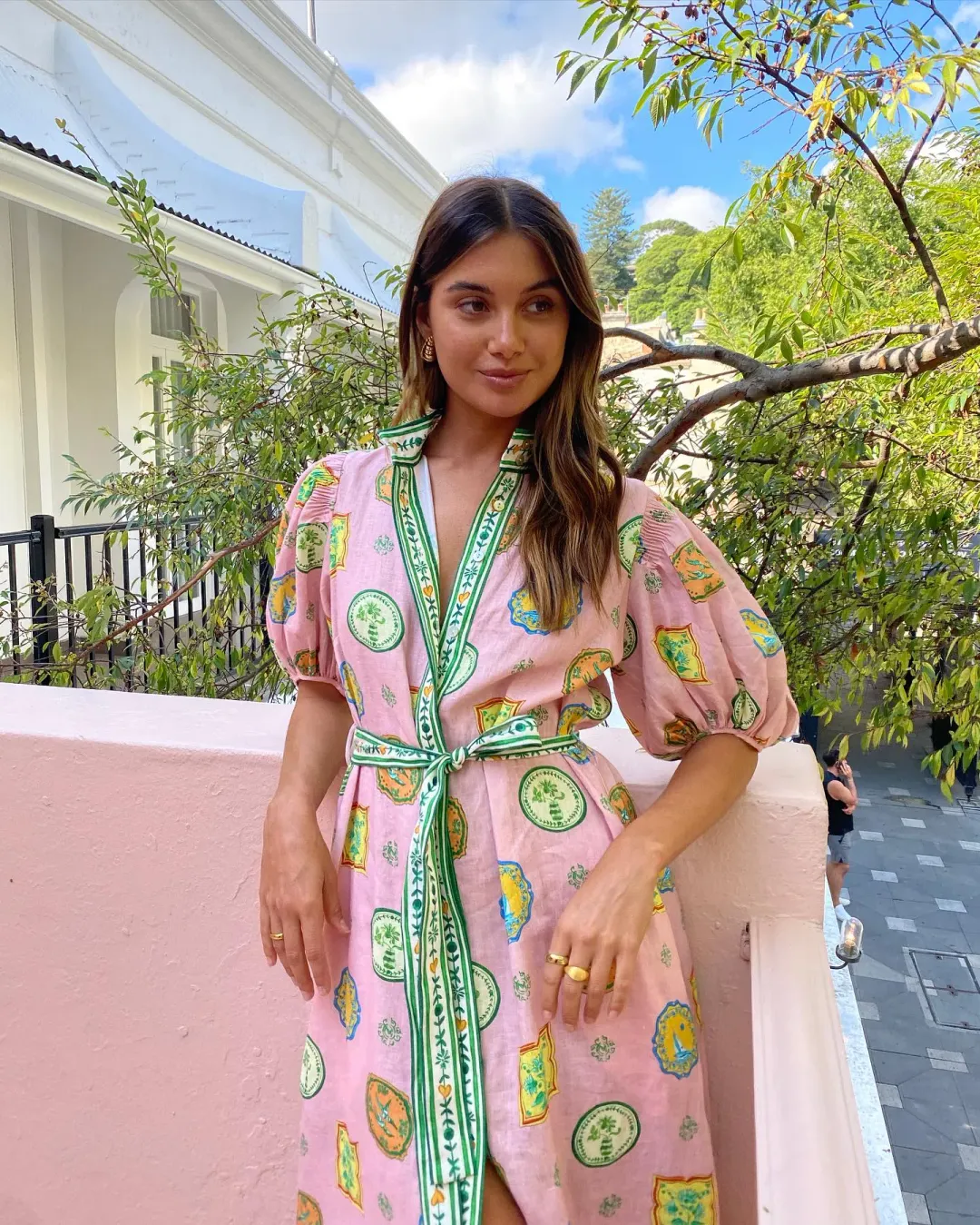 Alemais Porcelain Shirt Dress Size AU 16 for rent on The Volte - main image