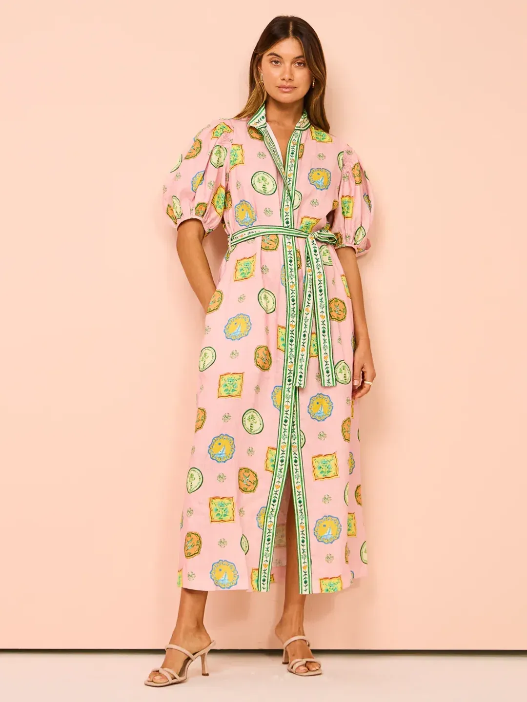 Alemais Porcelain Shirt Dress Size AU 16 for rent on The Volte - main image