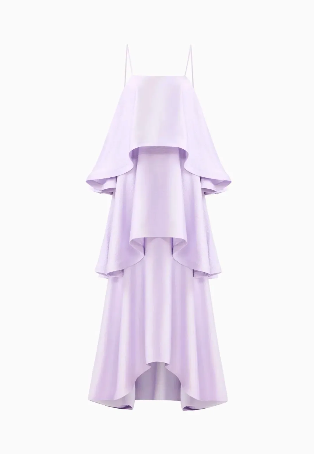 Tilly 3 Tiered Maxi Dress in Purple Size AU 8 for rent on The Volte - main image