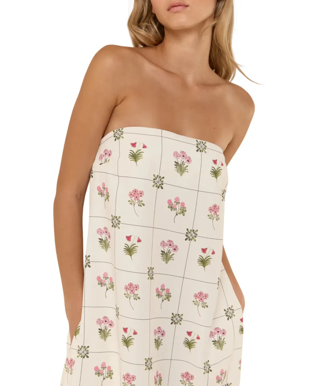 Palm Noosa Alessia Dress Flower Ceramics Size 12 for rent on The Volte - main image