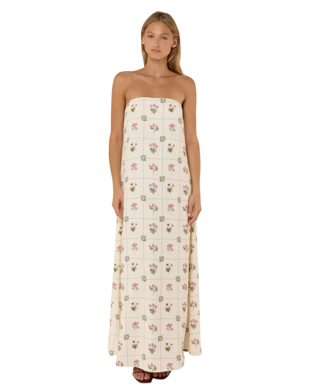 Palm Noosa Alessia Dress Flower Ceramics Size 12 for rent on The Volte - main image