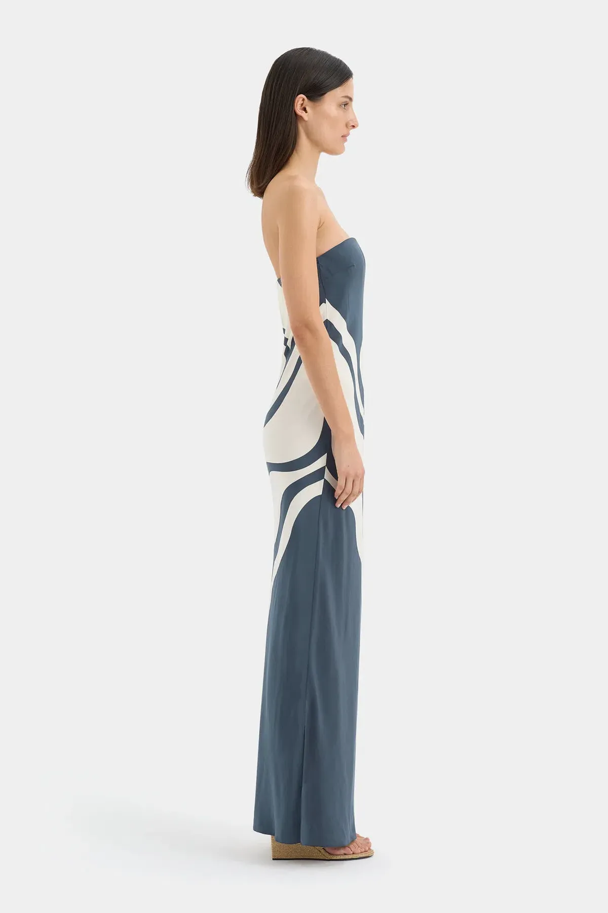 Sir. Lilou Strapless Midi Dress 6P - Image 3