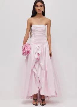 VIOLETTE BUBBLE HEM MAXI DRESS for rent on The Volte - image 1