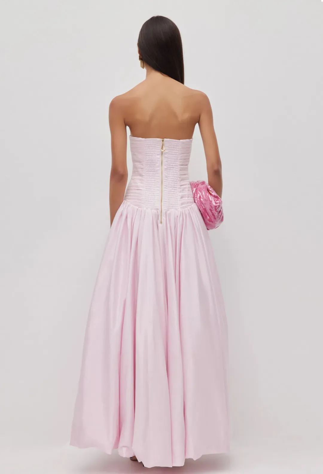 VIOLETTE BUBBLE HEM MAXI DRESS for rent on The Volte - main image