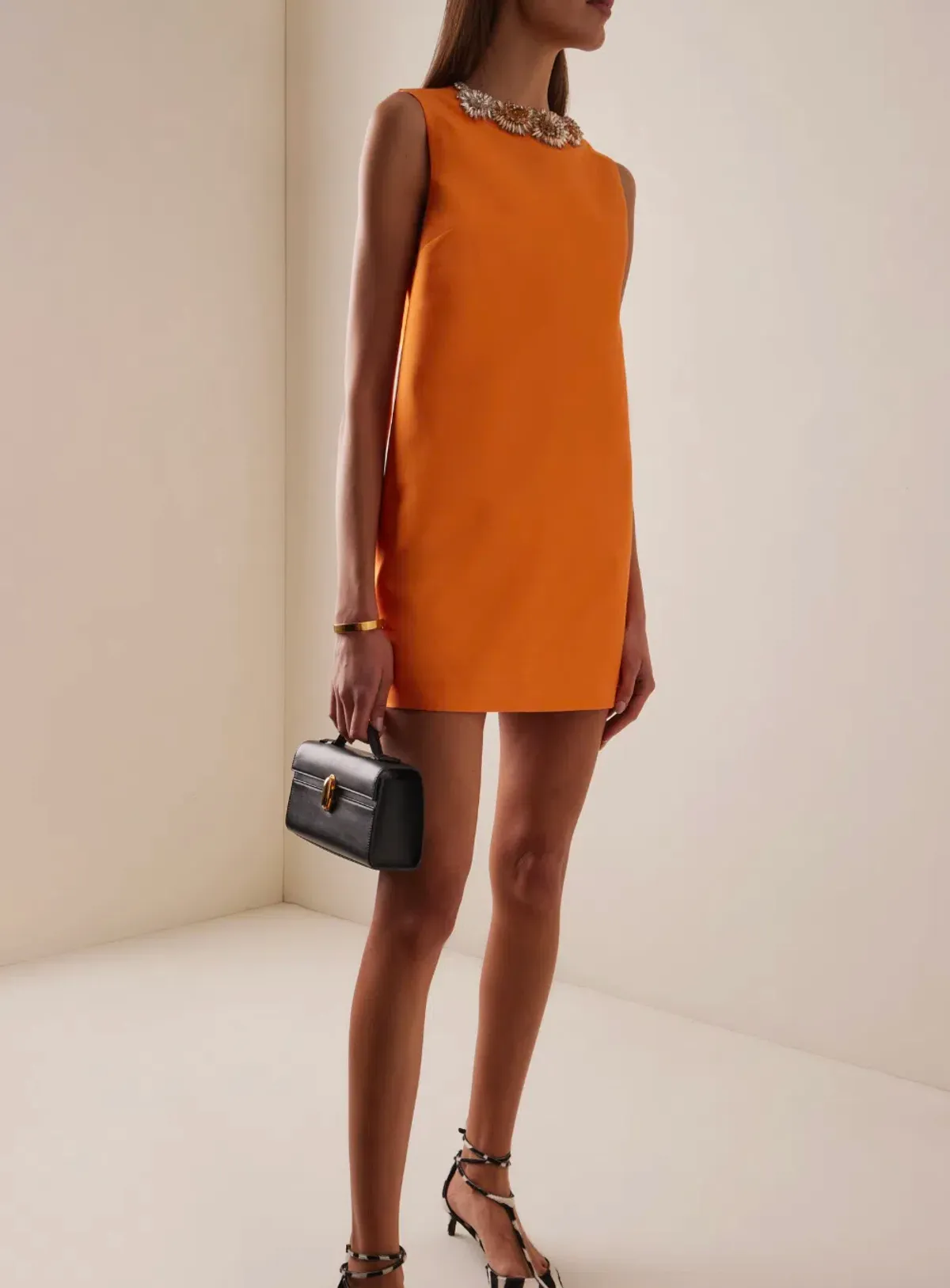 Rachel Gilber Ludovica Shift Mini in Orange AU 12 for rent on The Volte - main image