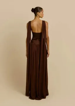 Arcina Ori Ramona Dress in Cacao Size XS / AU 6 for rent on The Volte - image 3
