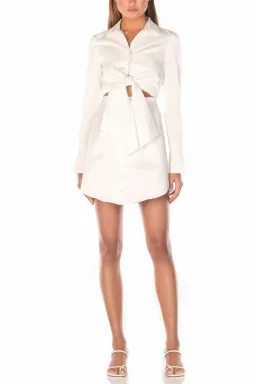 MISHA Mya Dress White Size 10/M for rent on The Volte - image 1