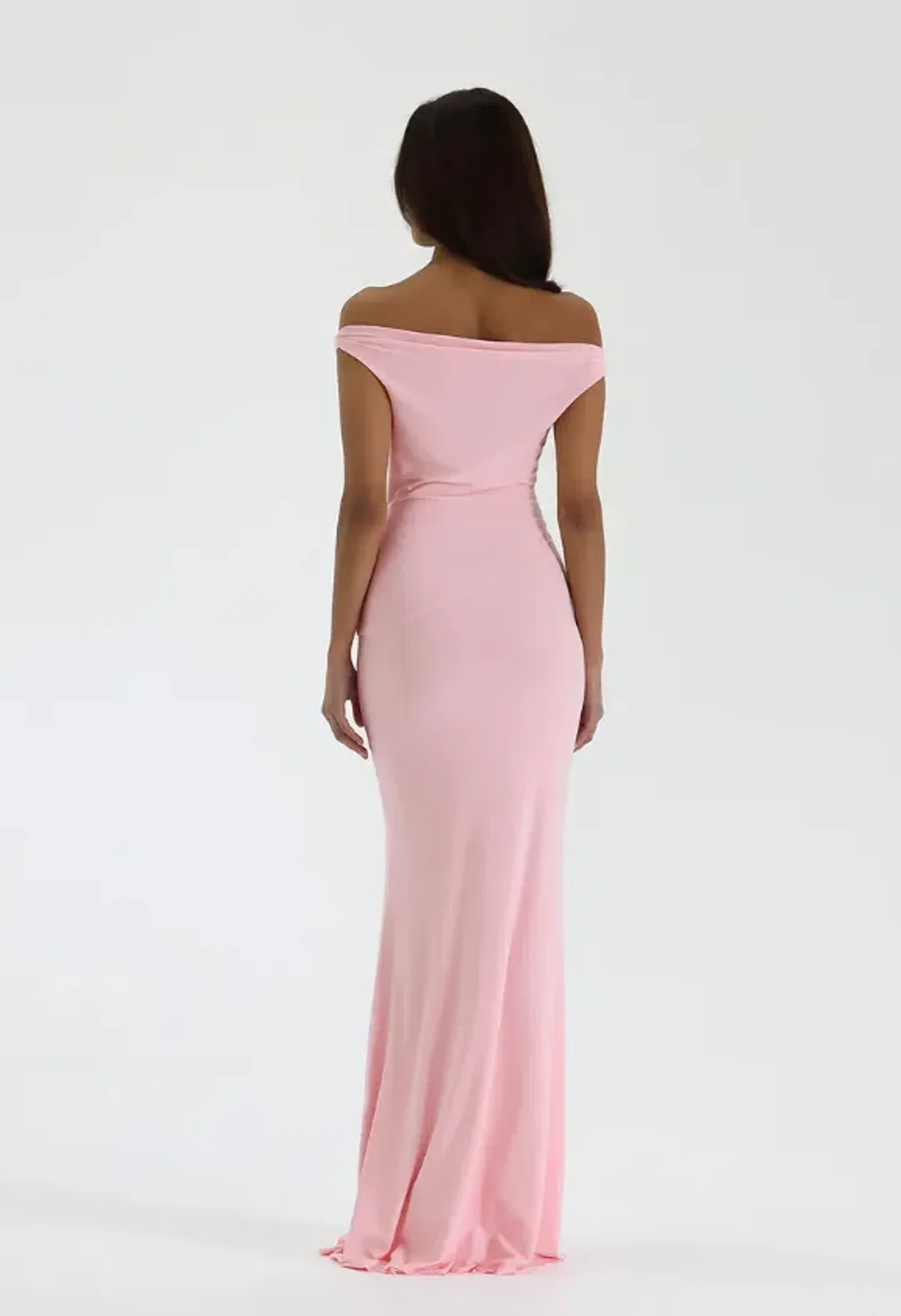 Natalie Rolt Bettina Gown Blossom Pink Full Length Dress (size 10AU) for rent on The Volte - main image