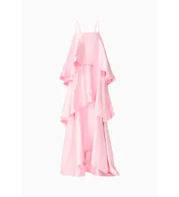 Elliatt Tilly Tiered Maxi Dress in Pale Pink Size 12 for rent on The Volte - image 7