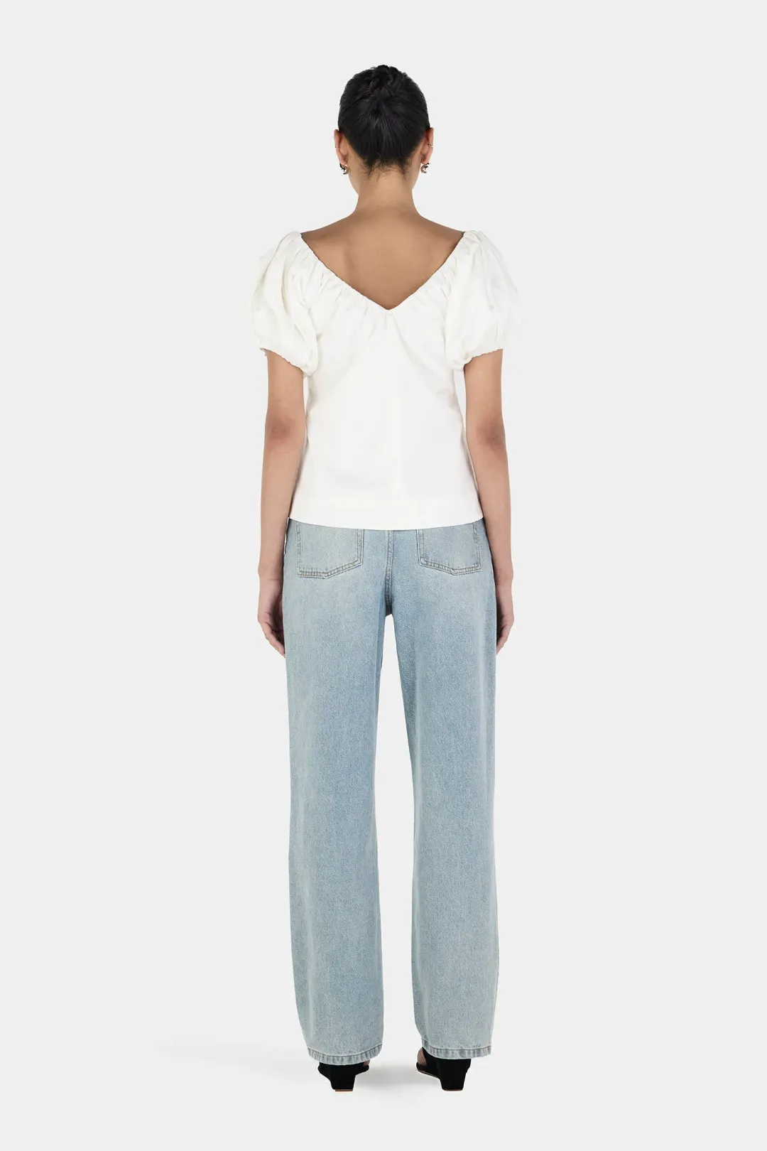 Hansen And Gretel Thandie Top Ivory Size 8 for rent on The Volte - main image