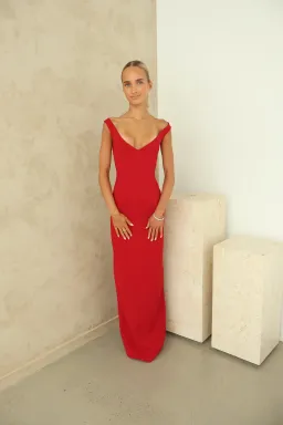 Arcina Ori Ellery Maxi Dress Red Red Size XS/AU 6 for rent on The Volte - image 4