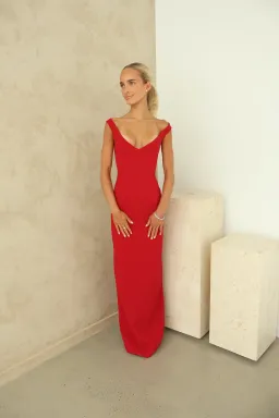 Arcina Ori Ellery Maxi Dress Red Red Size XS/AU 6 for rent on The Volte - image 3