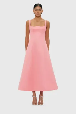 Leo Lin Odette Dress Pink Size 10 for rent on The Volte - image 1