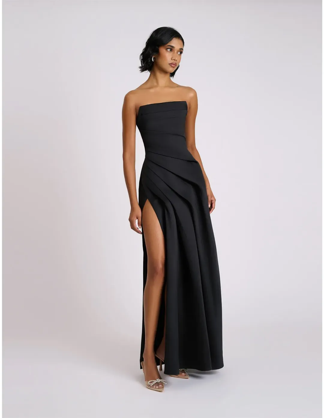 Eliya The Label Deanna Gown Black Size XS for rent on The Volte - main image