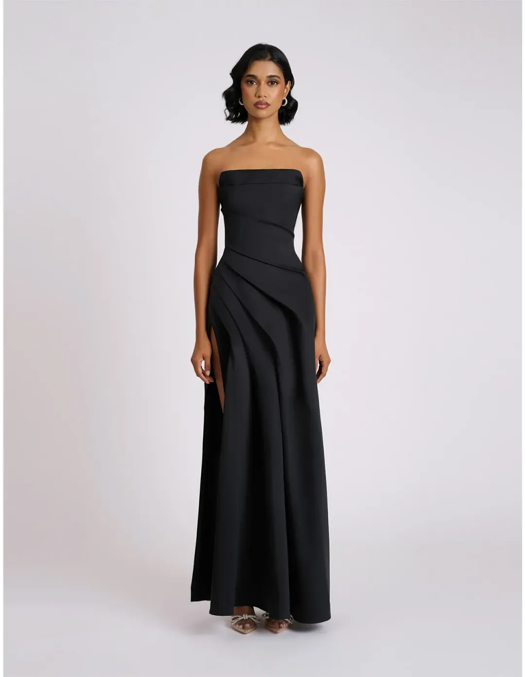 Eliya The Label Deanna Gown Black Size XS for rent on The Volte - main image