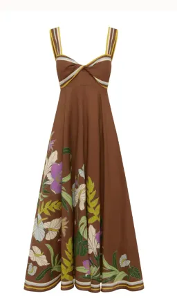 ALEMAIS ALFIE TWIST SUNDRESS SIZE 8 for rent on The Volte - image 1