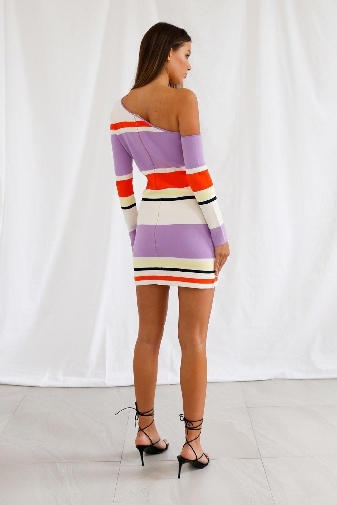 San Sloane Erika Dress Stripe Size 8 for rent on The Volte - main image