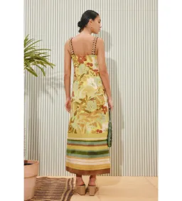 Alemais Maxi Midi Dress in Print Size AU8 for rent on The Volte - image 2