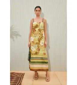 Alemais Maxi Midi Dress in Print Size AU8 for rent on The Volte - image 1