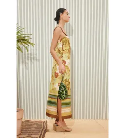 Alemais Maxi Midi Dress in Print Size AU8 for rent on The Volte - image 3